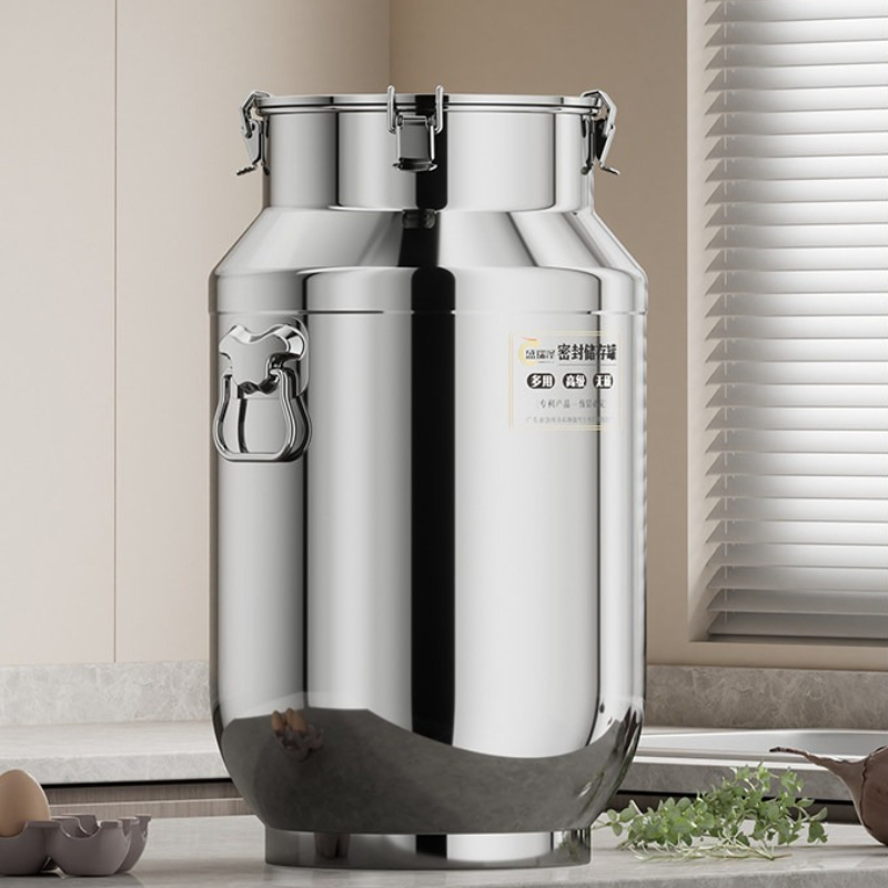 Coffee Tea And Sugar Canisters - กระป๋องสแตนเลสสุญญากาศคุณภาพพรีเมียม ความจุขนาดใหญ่ สำหรับเก็บข้าวในครัว ภาชนะใส่ชา พร้อมฝาปิด ป้องกันการกัดกร่อน