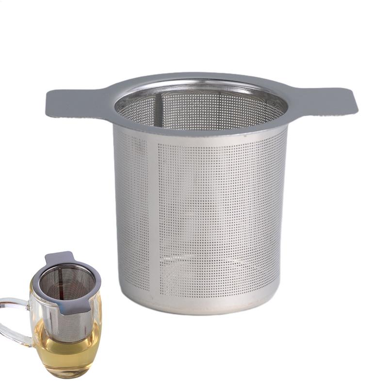 Coffee Tea Leaf - สแตนเลสตาข่ายชากรอง Infuser Leaf กรองตะแกรงถ้วยอะไหล่กาแฟ Infuser ตะกร้าชากรองถ้วยกาน้ําชากรอง