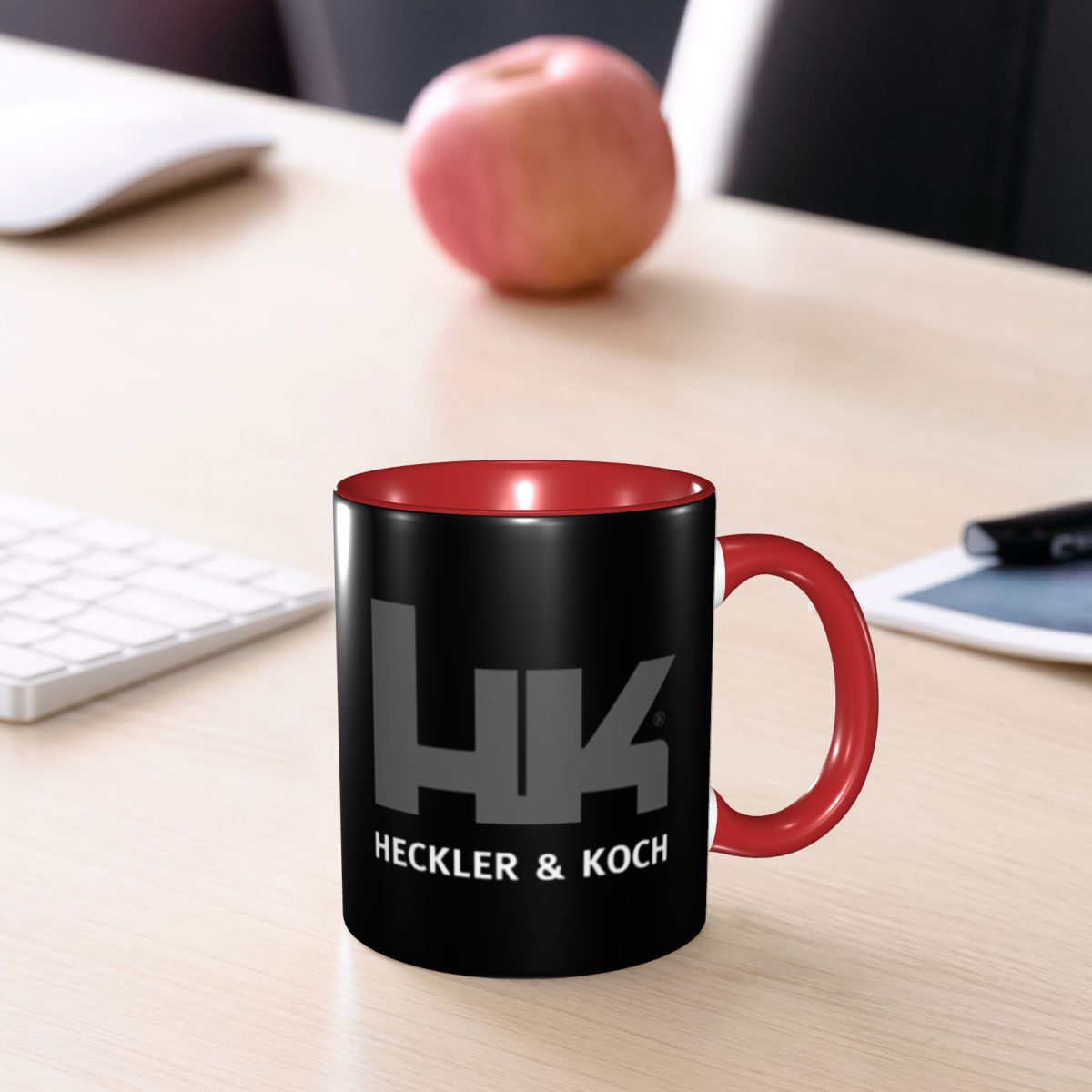 Coffee Tea Hk - แก้วกาแฟเซรามิกตลก ลายปืน Heckler Koch Hk Mg4