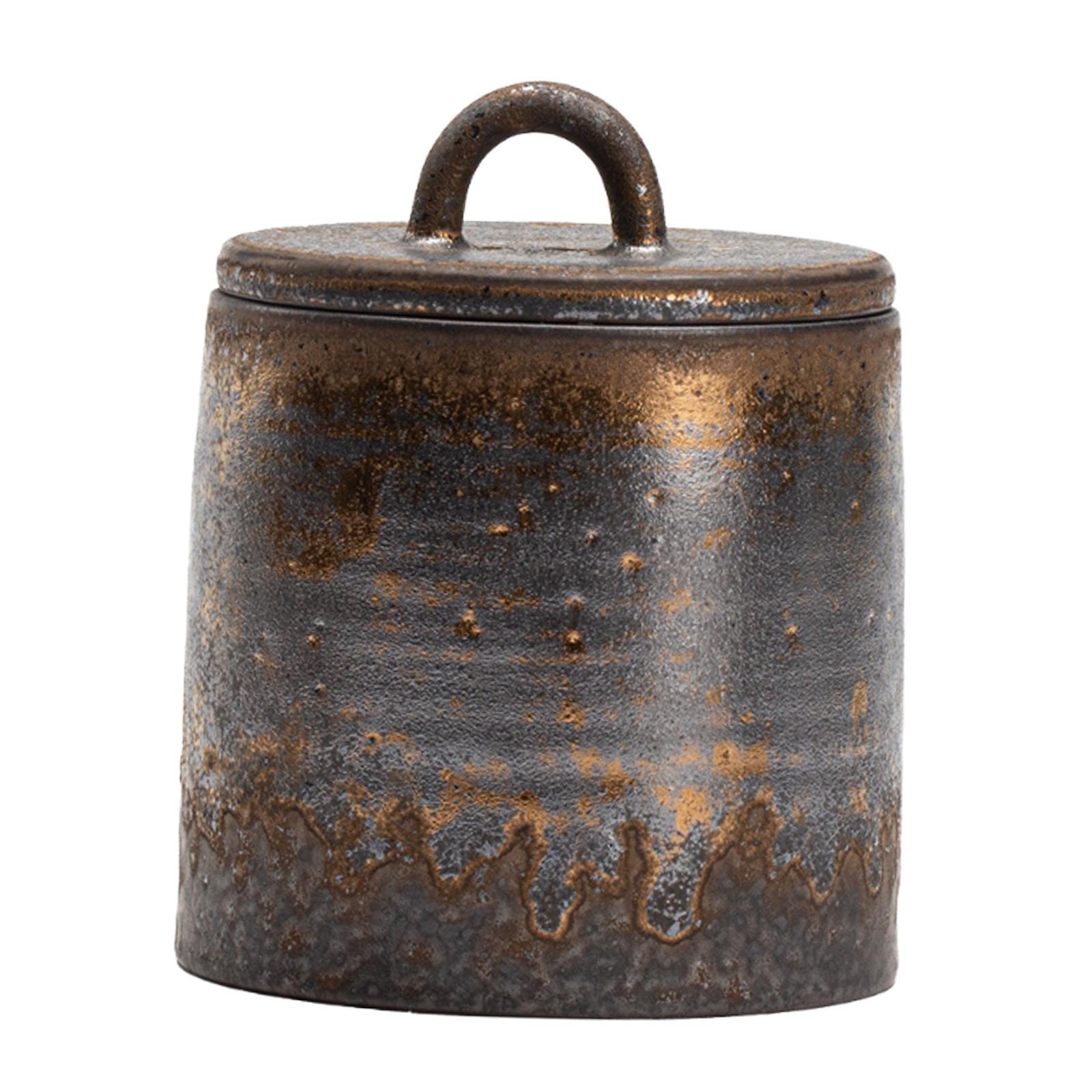 Coffee Tea And Sugar Canisters - กระปุกชาเซรามิกพร้อมฝาปิดสนิท สำหรับเก็บกาแฟและน้ำตาล โหลพอร์ซเลน แจกันตกแต่ง ของตกแต่งบ้านอเนกประสงค์