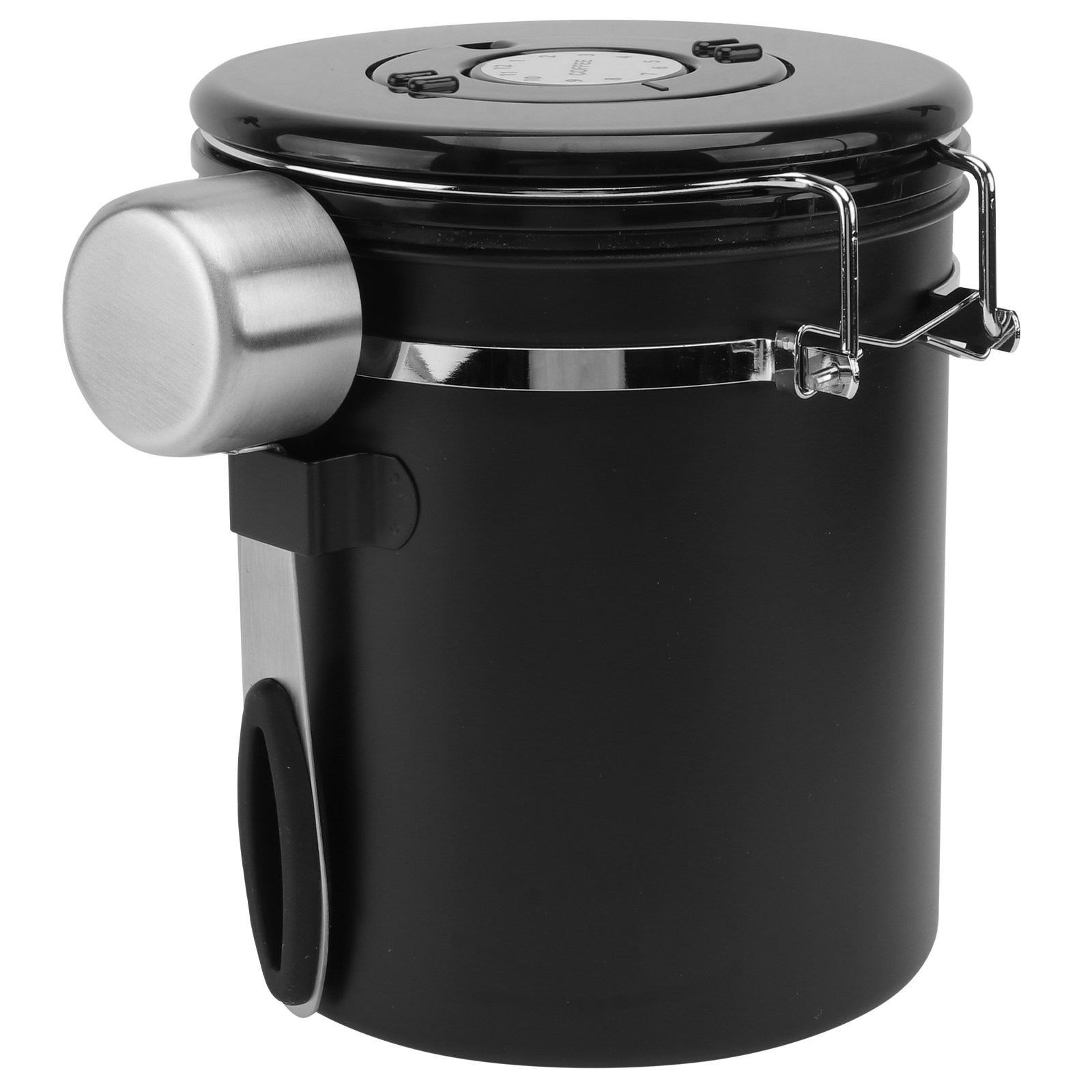 Tea Coffee Sugar Container - 1 ชิ้น ภาชนะเก็บเมล็ดกาแฟ สแตนเลส ฝาปิดสนิท กันความชื้น