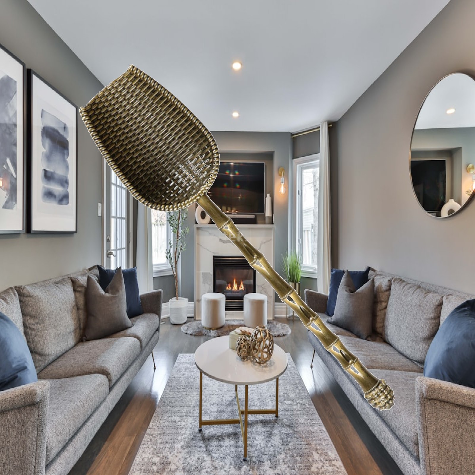Coffee Tea Leaf - ที่ตักชาใบหลวม ดีไซน์วินเทจ ด้ามจับยาว ที่ตักกาแฟสำหรับเครื่องเทศ ชาใบหลวม ส่วนผสมแห้ง