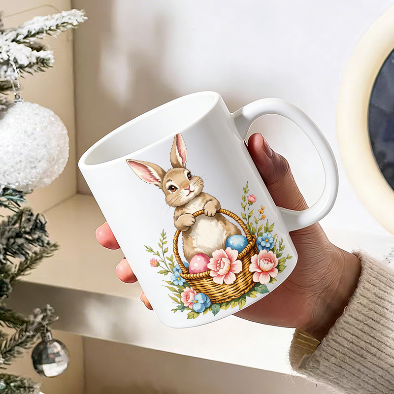 1 ชิ้น กระเช้าไข่กระต่ายอีสเตอ - Coffee Tea Gift Basket บทวิจารณ์และราคา