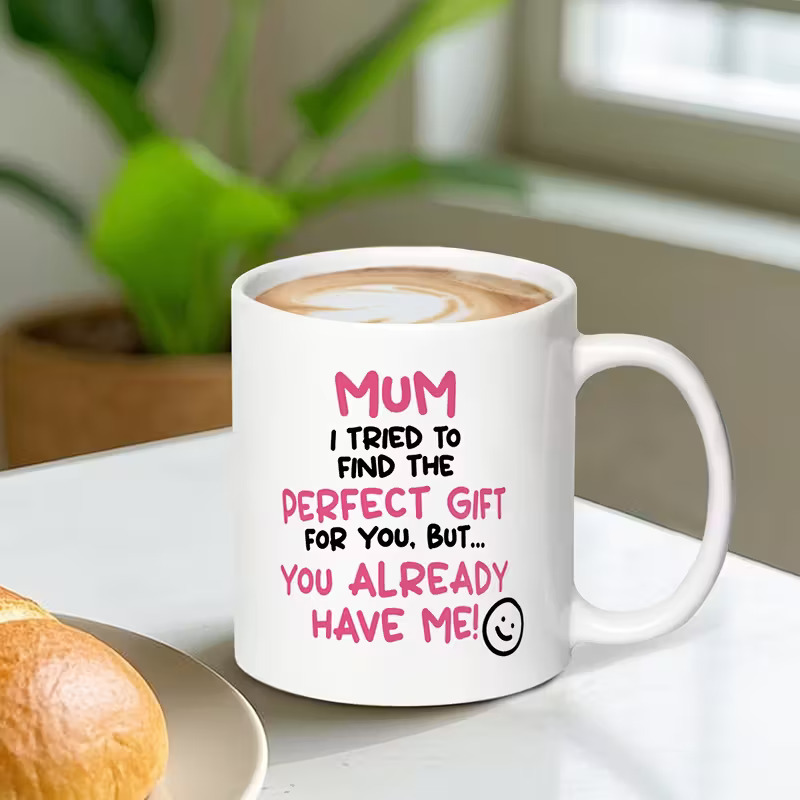 แก้วมัคตลกสำหรับคุณแม่ 1 ชิ้น  - Coffee Tea Font บทวิจารณ์และราคา