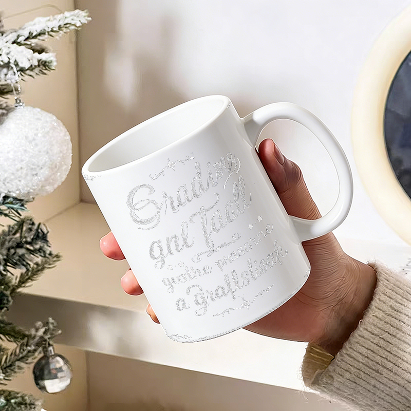 แก้วเซรามิกตกแต่งด้วยลายตัวอัก - Coffee Tea Font บทวิจารณ์และราคา