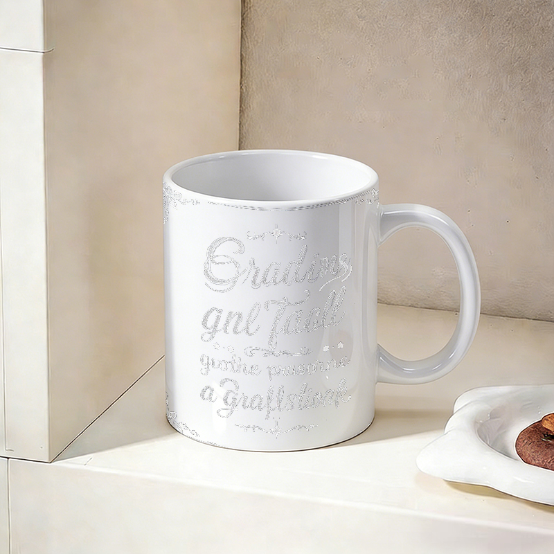 แก้วเซรามิกตกแต่งด้วยลายตัวอัก - Coffee Tea Font บทวิจารณ์และราคา