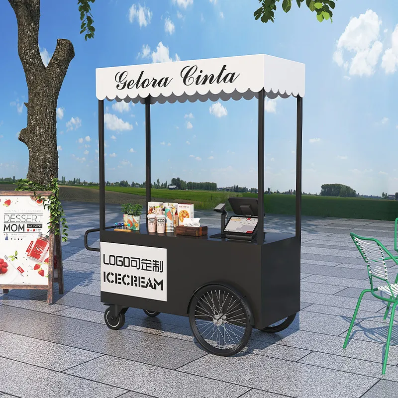 รถเข็นขายอาหารริมทาง รถเข็นขาย - Coffee Tea Vendor บทวิจารณ์และราคา