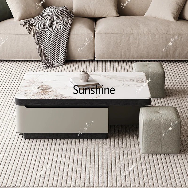 โต๊ะกลางห้องนั่งเล่นแบบขยายได้ - Coffee Tea Drawing บทวิจารณ์และราคา