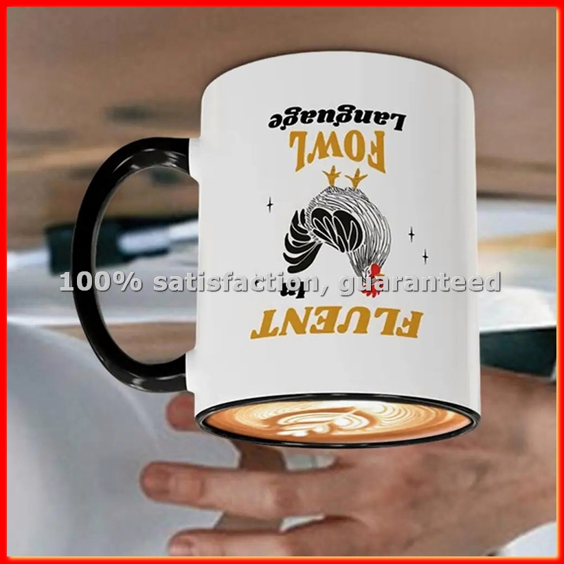 แก้วกาแฟเซรามิคลายไก่ ขนาด 11  - Coffee Tea And Cocoa บทวิจารณ์และราคา