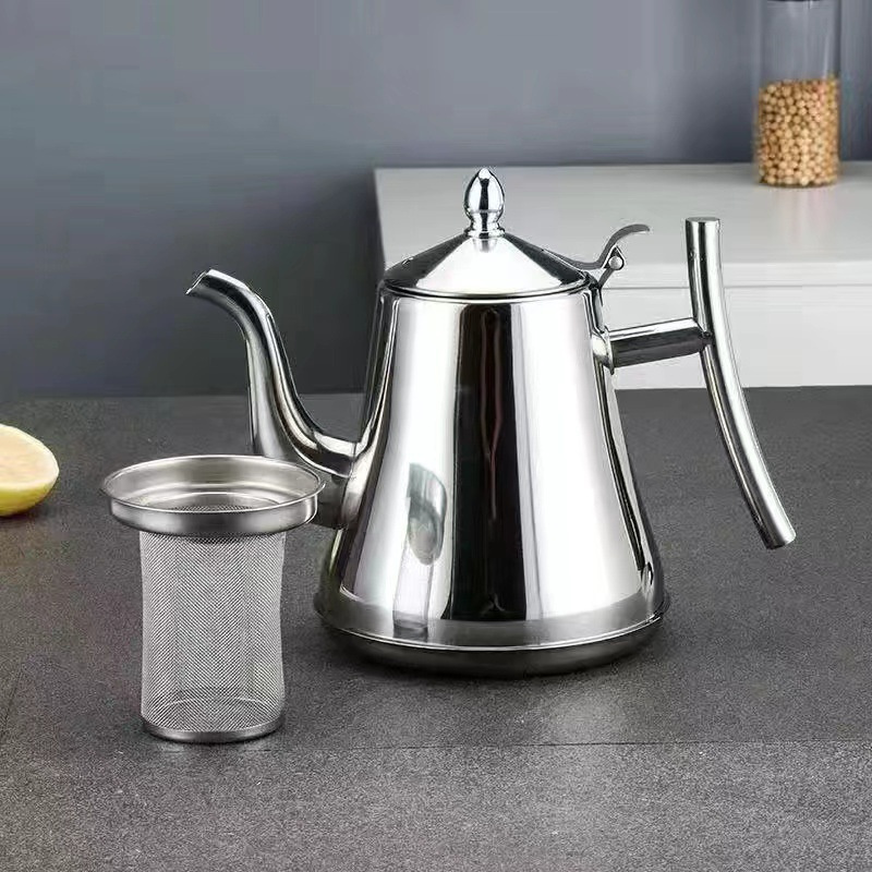 กาน้ำชาสแตนเลสขัดเงาขนาด 1 ลิต - Coffee Tea Leaf บทวิจารณ์และราคา