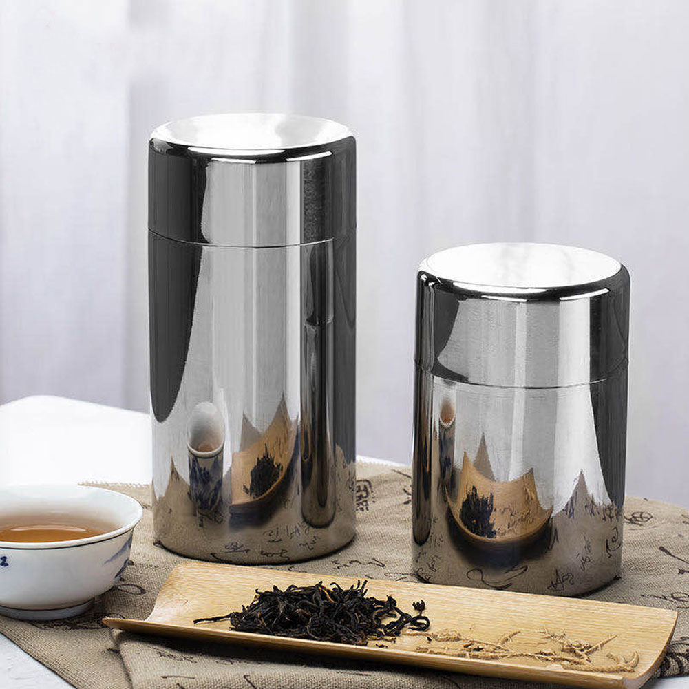 กระปุกเก็บใบชาแบบพกพา ทำจากสแต - Coffee Tea Bean Leaf บทวิจารณ์และราคา