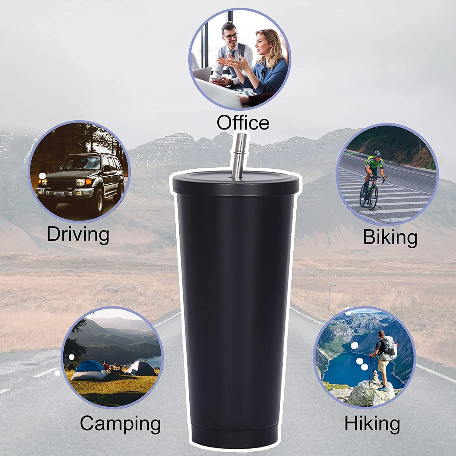 แก้วน้ำเก็บความเย็นสองชั้น ขนา - Coffee Tea Essentials บทวิจารณ์และราคา