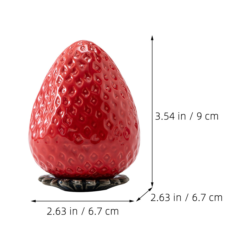 โถเก็บของเซรามิกรูปทรงสตรอว์เบ - Coffee Tea Bean Leaf บทวิจารณ์และราคา