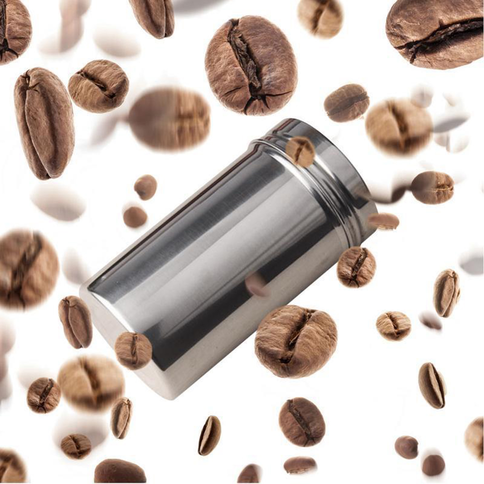 โถใส่เมล็ดกาแฟสแตนเลสสตีล304โถ - Coffee Tea Bean Leaf บทวิจารณ์และราคา