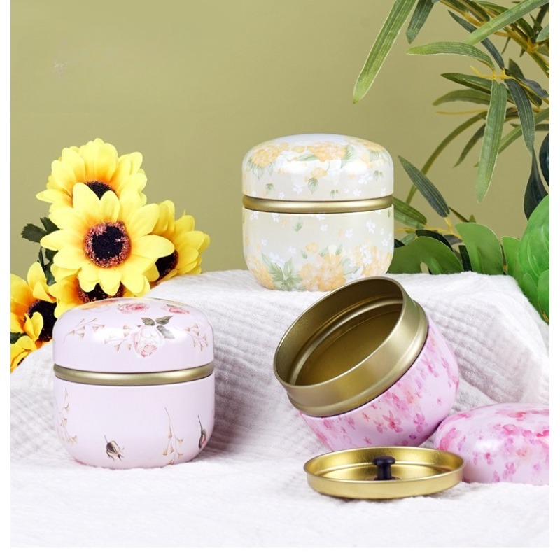 กระป๋องเก็บชา, กระป๋องทรงกลมปิ - Tea Coffee Sugar Container บทวิจารณ์และราคา