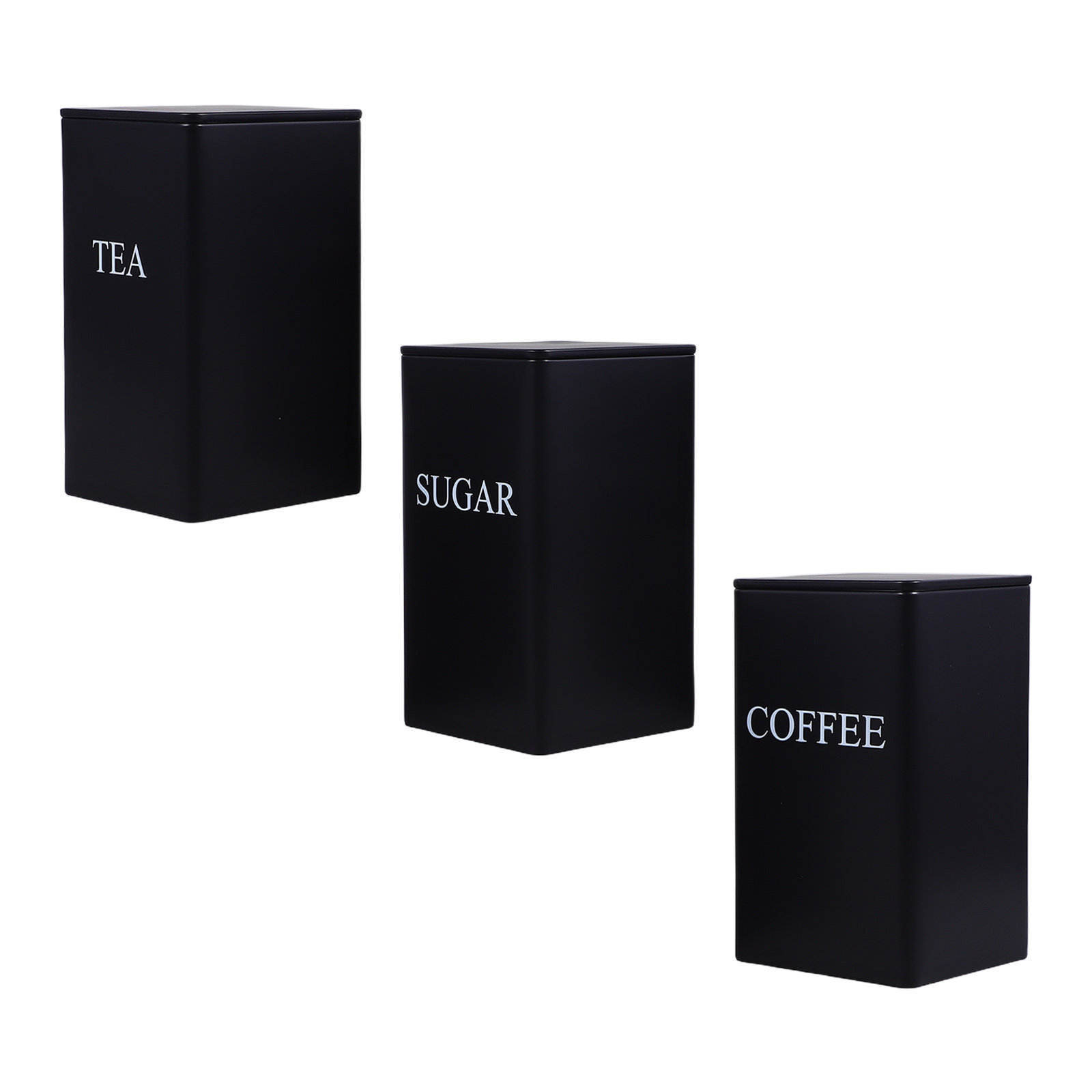 ชุดกระปุกเก็บของในครัว 3 ชิ้น  - Coffee Tea And Sugar Canisters บทวิจารณ์และราคา