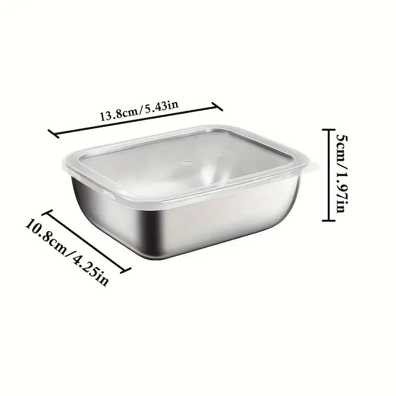 กล่องเก็บอาหารสแตนเลส 5 ชิ้น ก - Tea Coffee Sugar Container บทวิจารณ์และราคา
