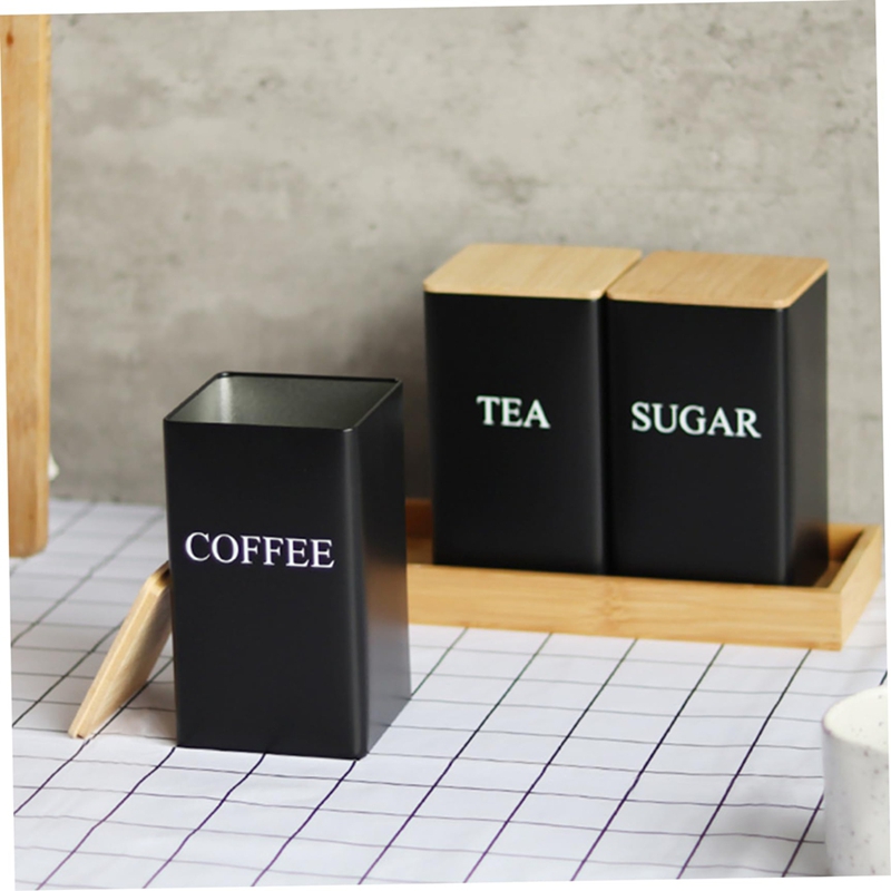 ชุดกระป๋องชา กาแฟ น้ำตาล 3 ชิ้ - Tea Coffee Sugar Container บทวิจารณ์และราคา