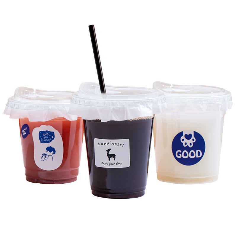 แก้วพลาสติกแบบใช้แล้วทิ้ง 10 ช - Coffee Tea Latte บทวิจารณ์และราคา