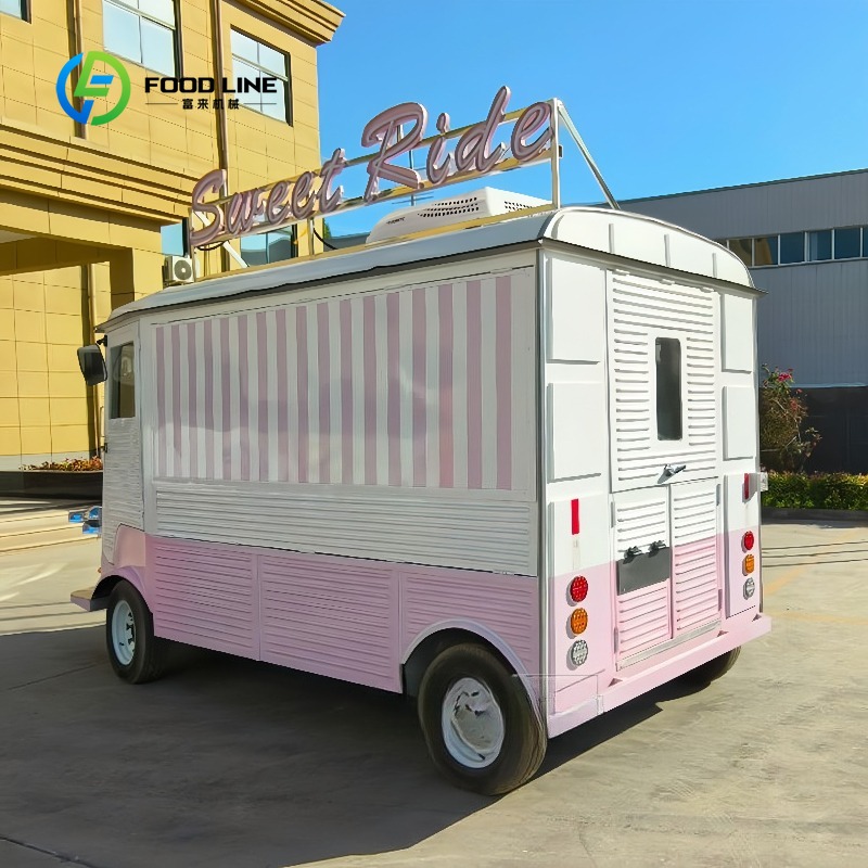 รถขายอาหารไฟฟ้าแบบกำหนดเองได้  - Coffee Tea Van บทวิจารณ์และราคา