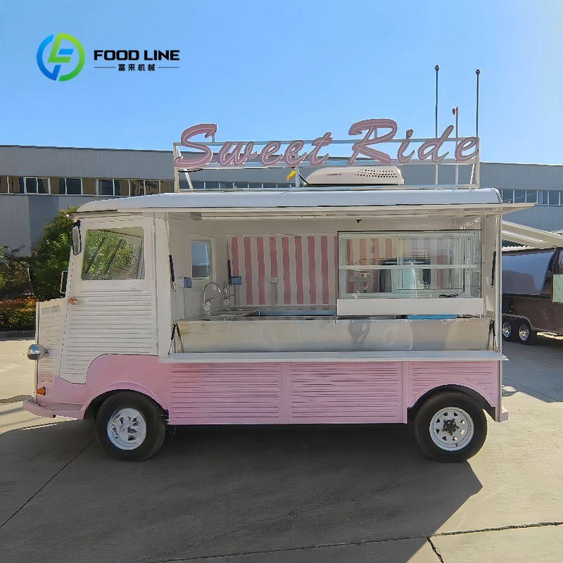รถขายอาหารไฟฟ้าแบบกำหนดเองได้  - Coffee Tea Van บทวิจารณ์และราคา