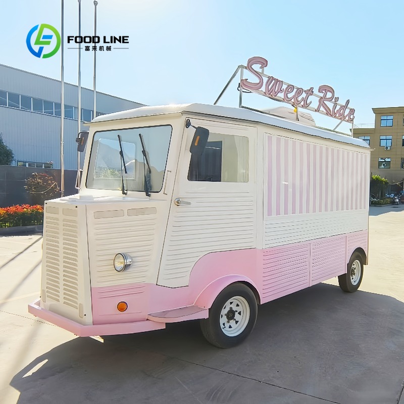 รถขายอาหารไฟฟ้าแบบกำหนดเองได้  - Coffee Tea Van บทวิจารณ์และราคา