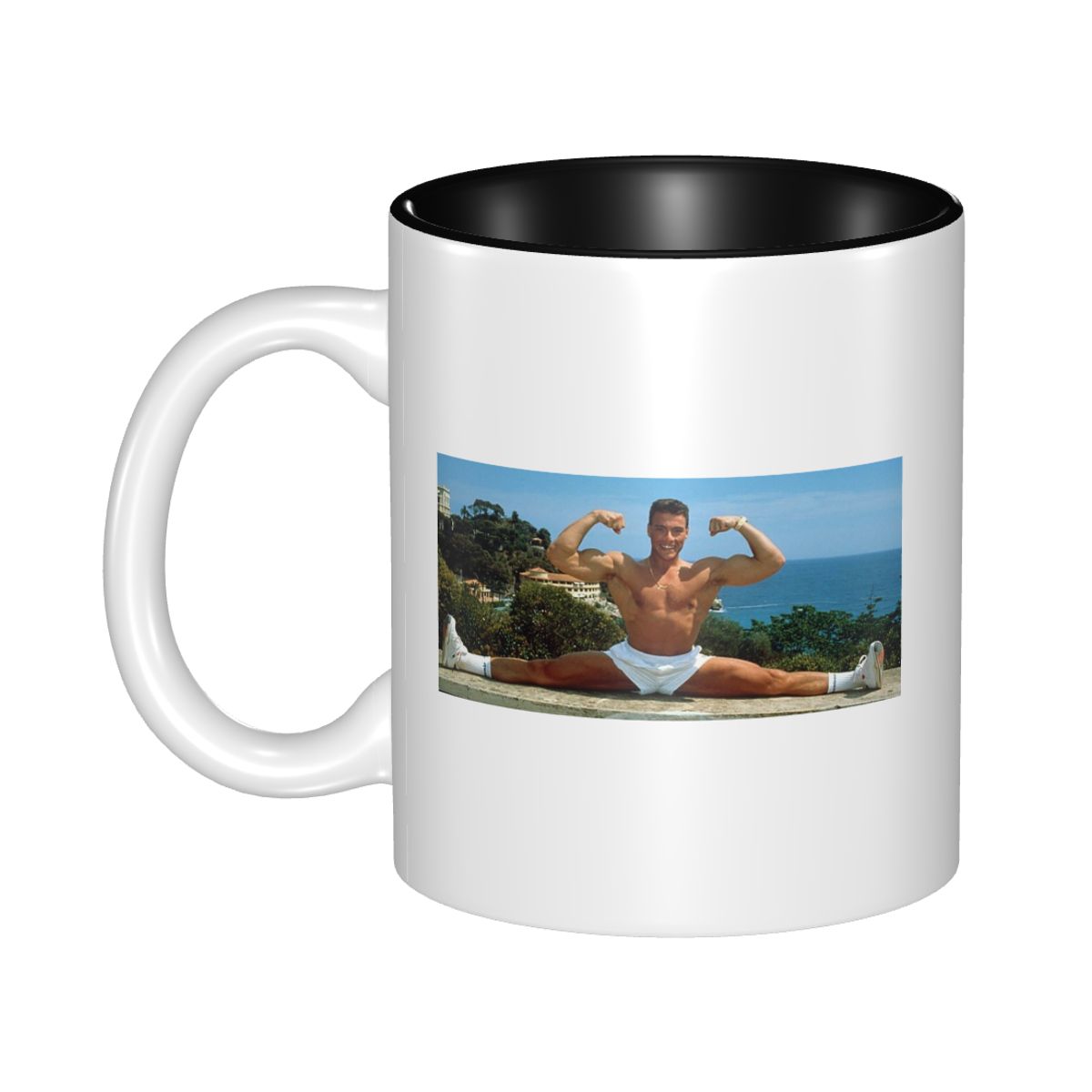 แก้วกาแฟเซรามิคตลกๆ ลายฌอง คล็ - Coffee Tea Van บทวิจารณ์และราคา