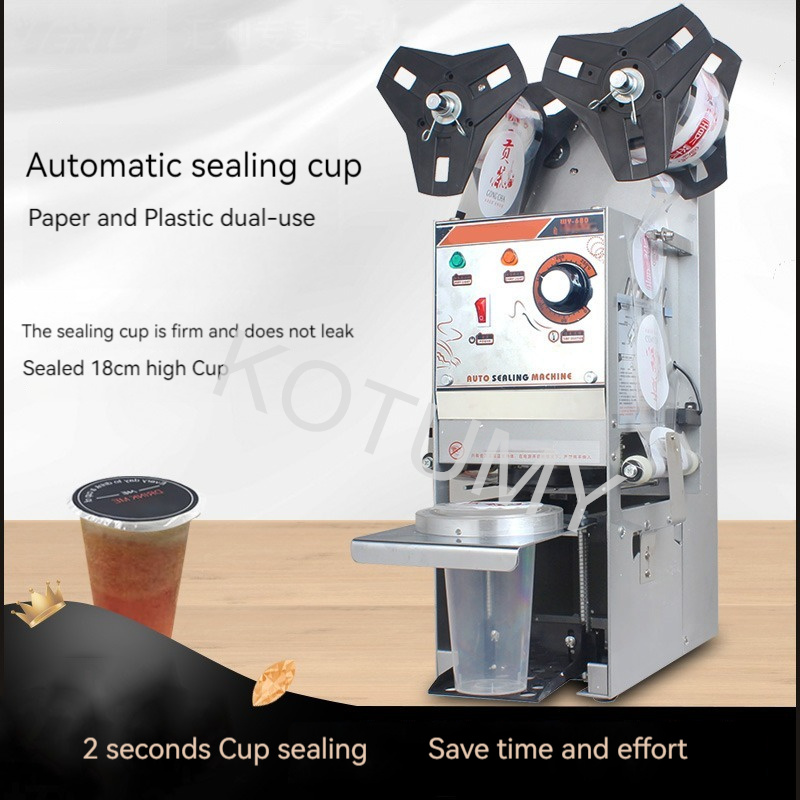 เครื่องซีลฝาแก้วชาไข่มุกกึ่งอั - Coffee Tea And Cocoa บทวิจารณ์และราคา