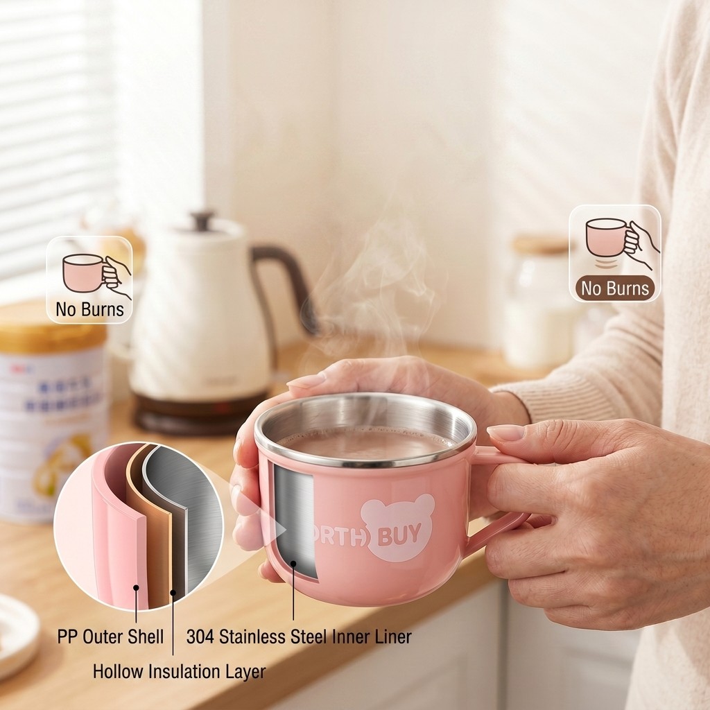 แก้วกาแฟน่ารัก 304 สแตนเลส แก้ - Coffee Tea Essentials บทวิจารณ์และราคา