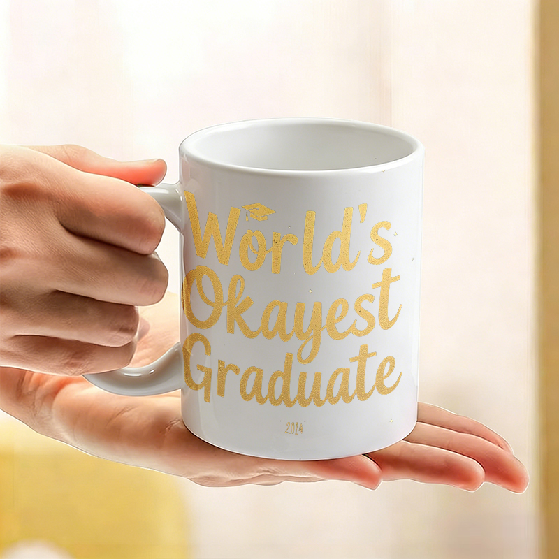แก้วเซรามิกตัวอักษรสีทองตลกๆ,  - Coffee Tea Font บทวิจารณ์และราคา