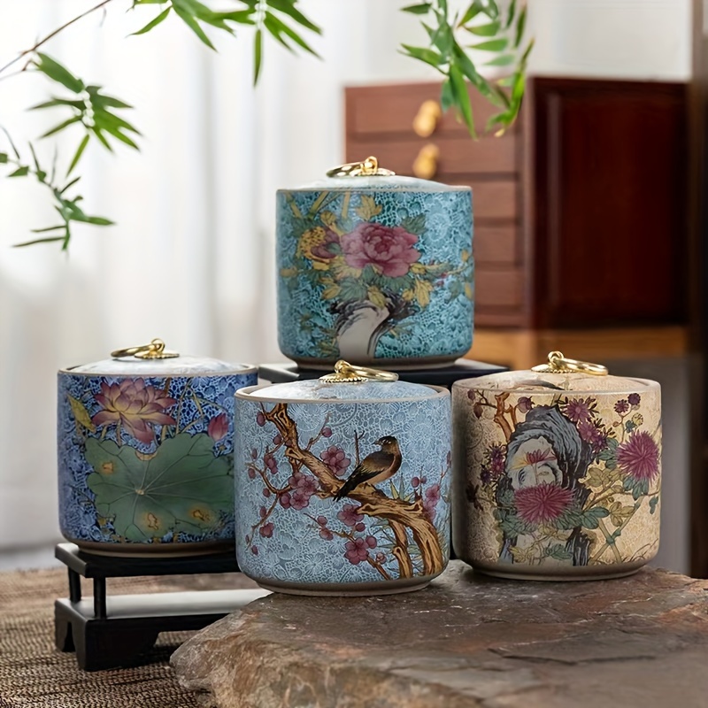 กระป๋องชาเซรามิกเคลือบสี กระป๋ - Coffee Tea Etc บทวิจารณ์และราคา