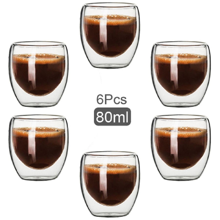 แก้วกาแฟผนังคู่แก้วแก้วผนังคู่ - Coffee Tea And Cocoa บทวิจารณ์และราคา