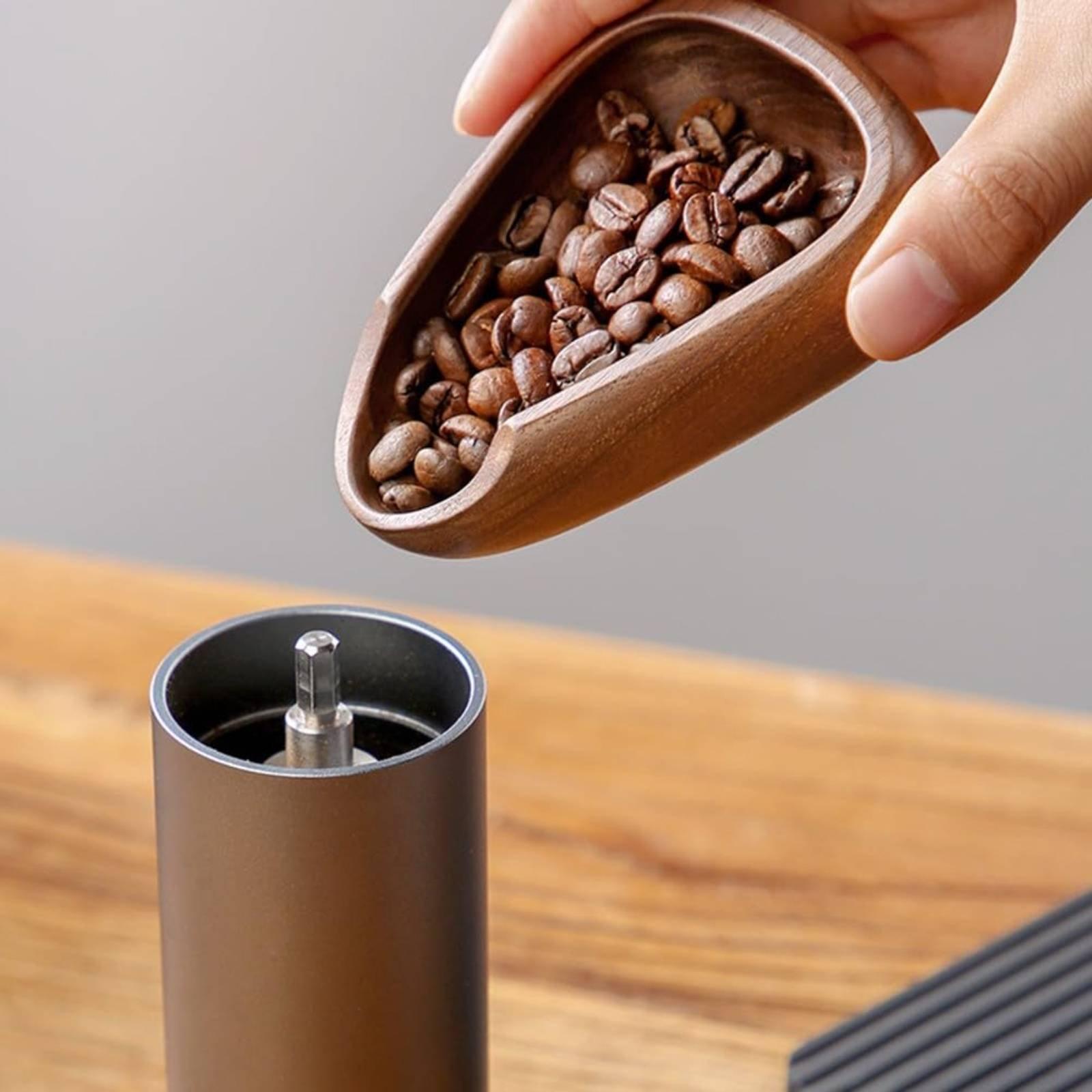 ถาดตวงกาแฟทำจากไม้เนื้อแข็ง สำ - Coffee Tea Bean Leaf บทวิจารณ์และราคา