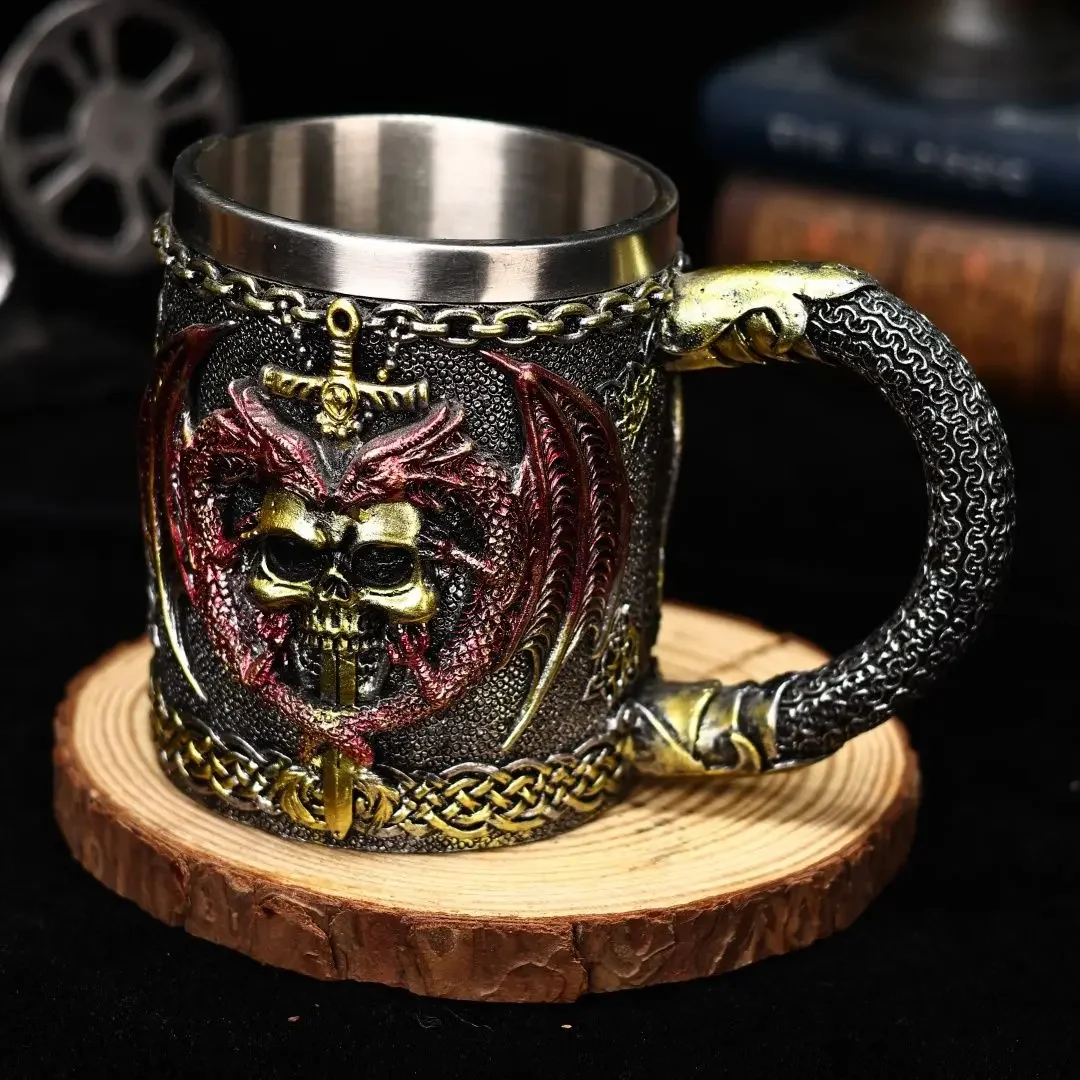 แก้วเบียร์ลายดาบมังกร แก้วมัคเ - Coffee And Tea Bar บทวิจารณ์และราคา