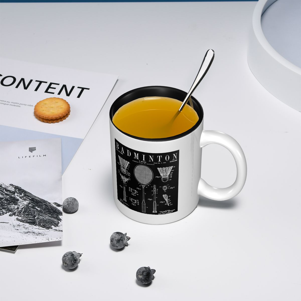 แก้วกาแฟเซรามิคลายวินเทจลายบад - Coffee Tea Drawing บทวิจารณ์และราคา