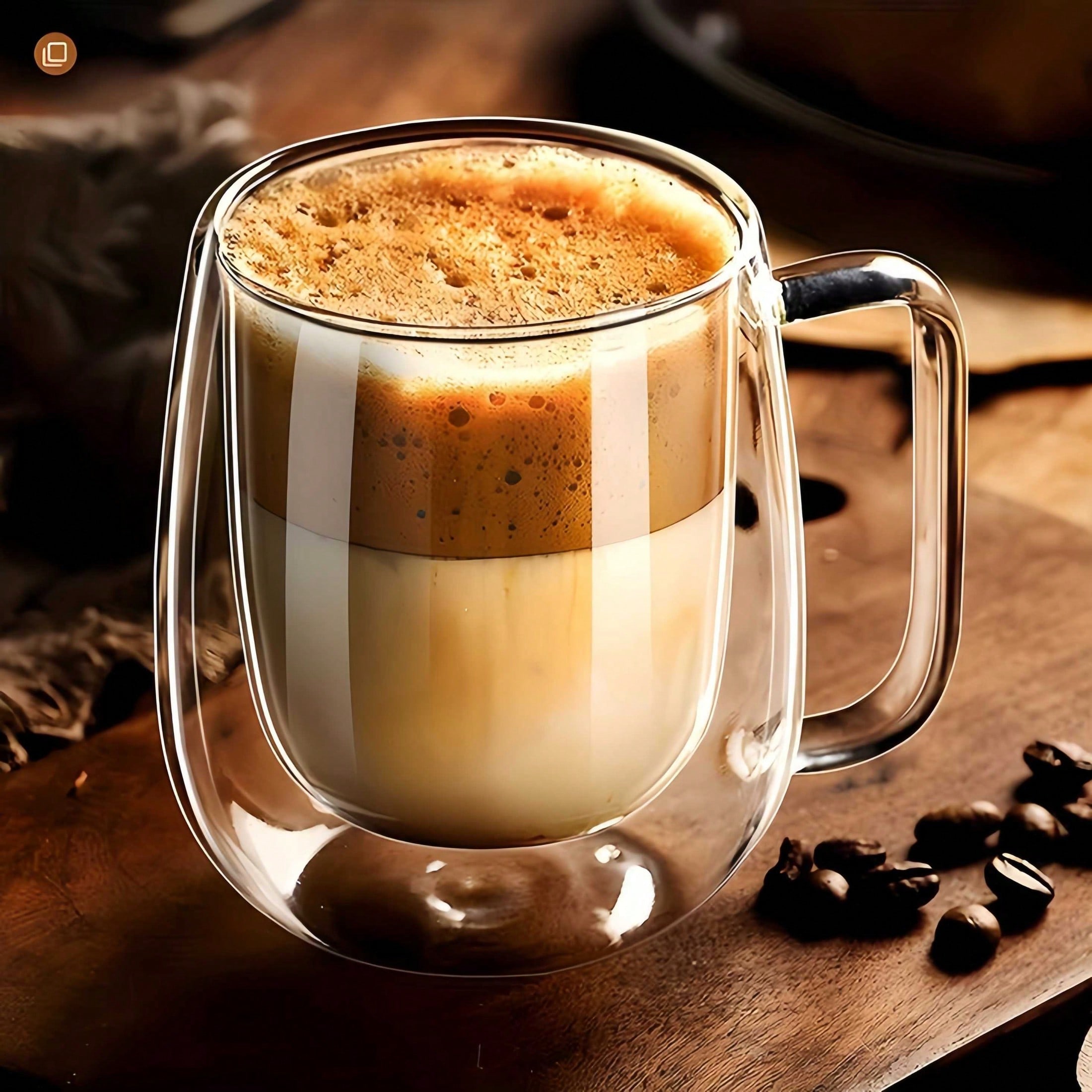 ชุดแก้วกาแฟแก้วสองชั้นพร้อมหูจ - Coffee Tea Etc บทวิจารณ์และราคา