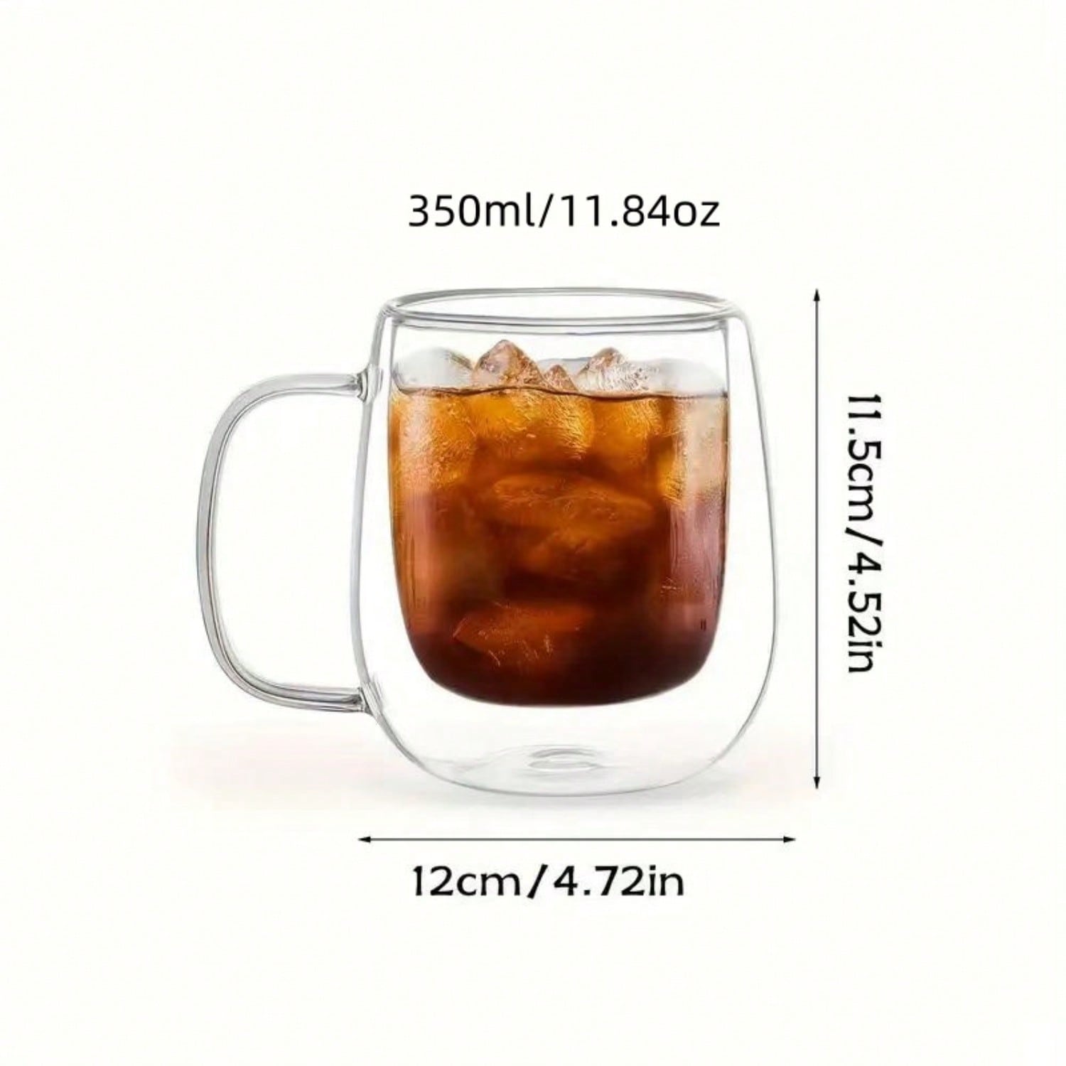 ชุดแก้วกาแฟแก้วสองชั้นพร้อมหูจ - Coffee Tea Etc บทวิจารณ์และราคา