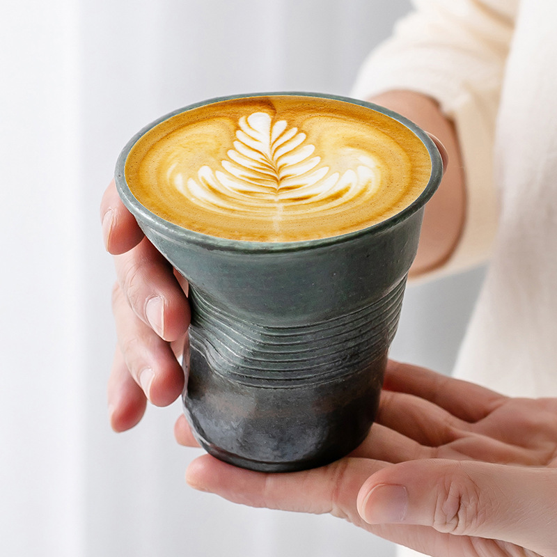 ถ้วยเครื่องปั้นดินเผาหยาบ200มล - Coffee Tea Latte บทวิจารณ์และราคา