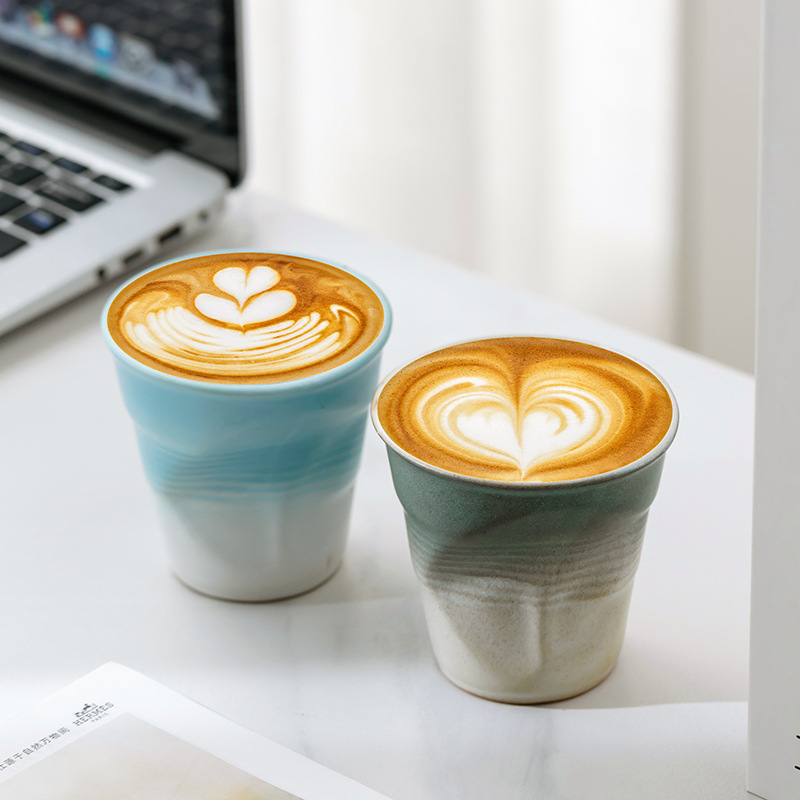 ถ้วยเครื่องปั้นดินเผาหยาบ200มล - Coffee Tea Latte บทวิจารณ์และราคา