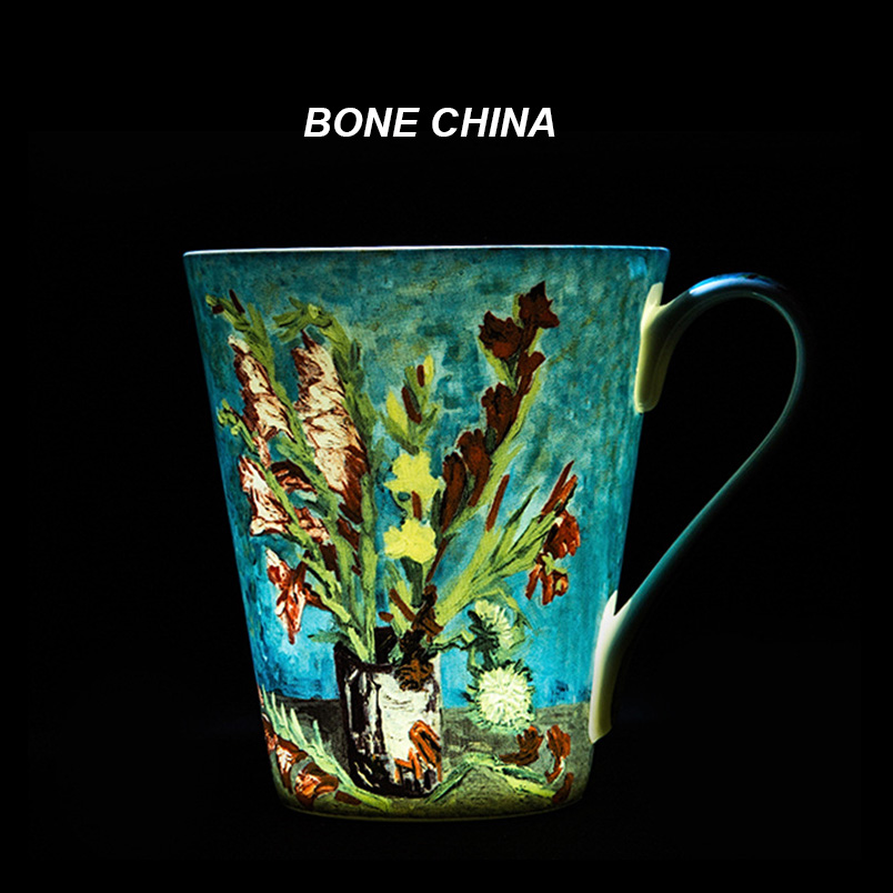 5 ชิ้นชุดกระดูกจีน Van Gogh ภา - Coffee Tea Van บทวิจารณ์และราคา