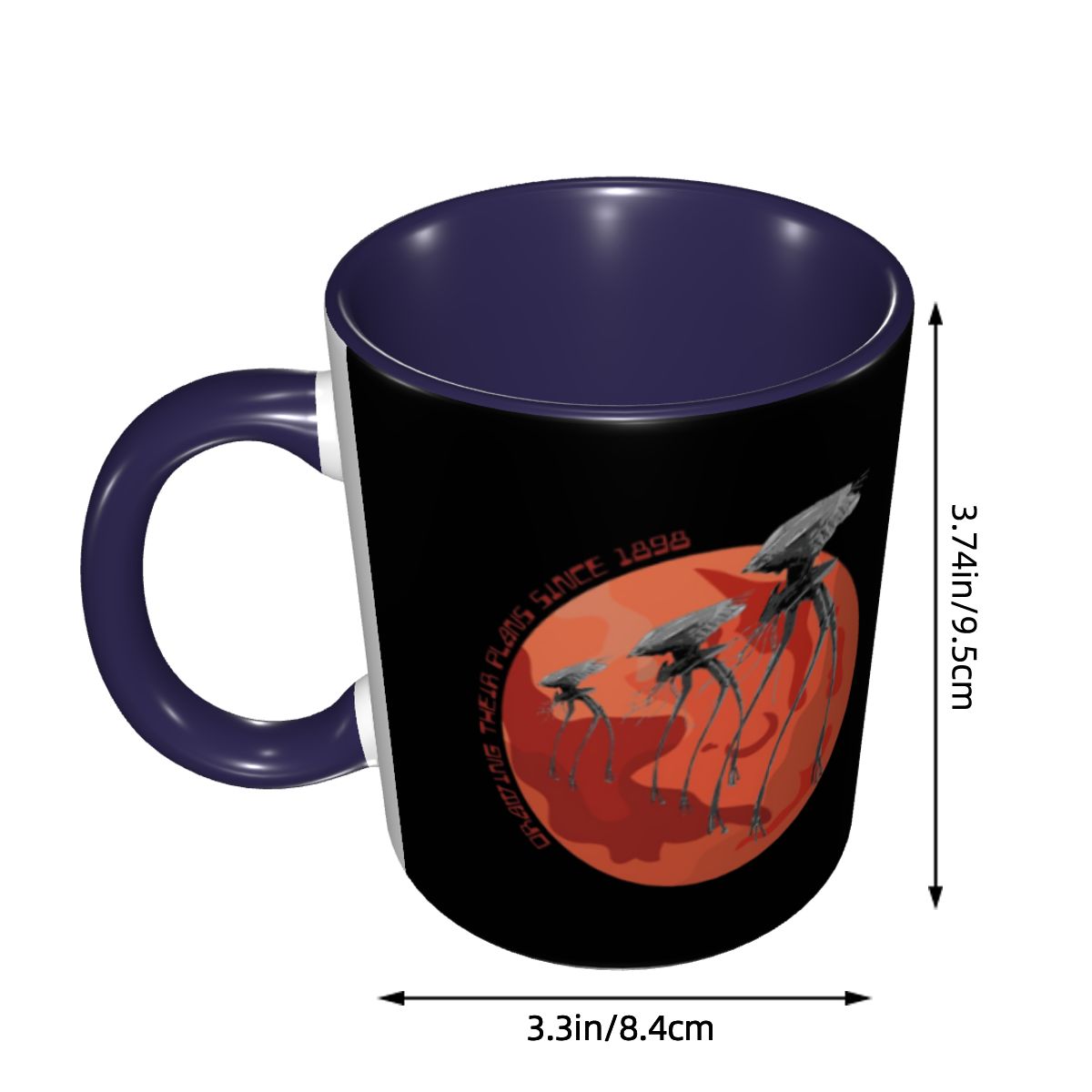 แก้วกาแฟเซรามิกตลก ลายสงครามแห - Coffee Tea Drawing บทวิจารณ์และราคา