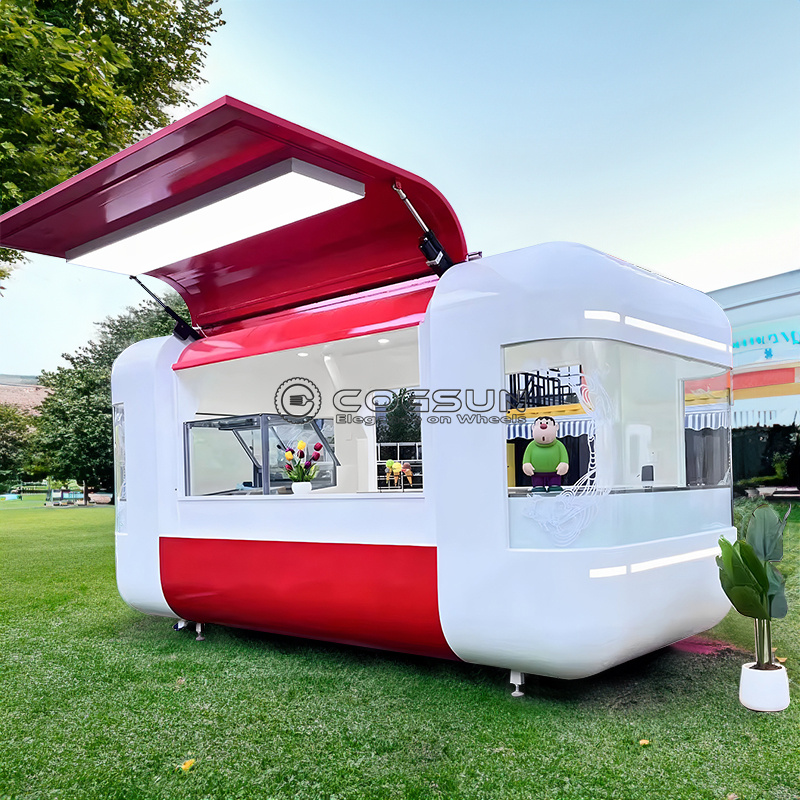 Street Mobile Food Trailer พิซ - Coffee Tea Van บทวิจารณ์และราคา