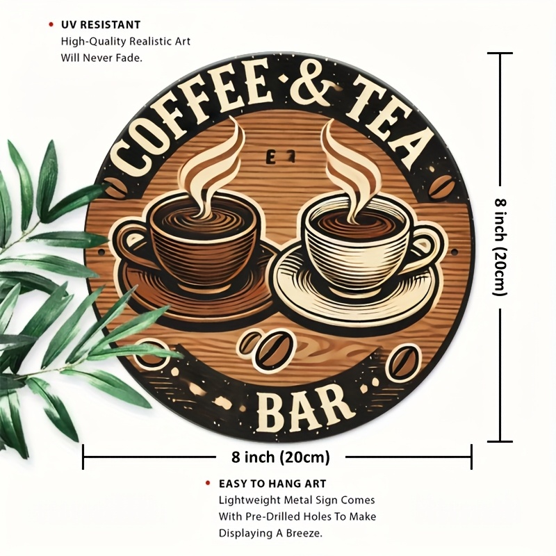 ป้ายอลูมิเนียม 2 มิติ สำหรับร้ - Coffee And Tea Bar บทวิจารณ์และราคา