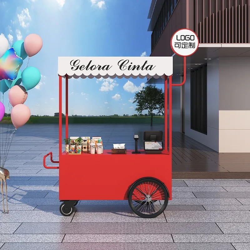 รถเข็นขายอาหารเคลื่อนที่ รถเข็ - Coffee Tea Vendor บทวิจารณ์และราคา