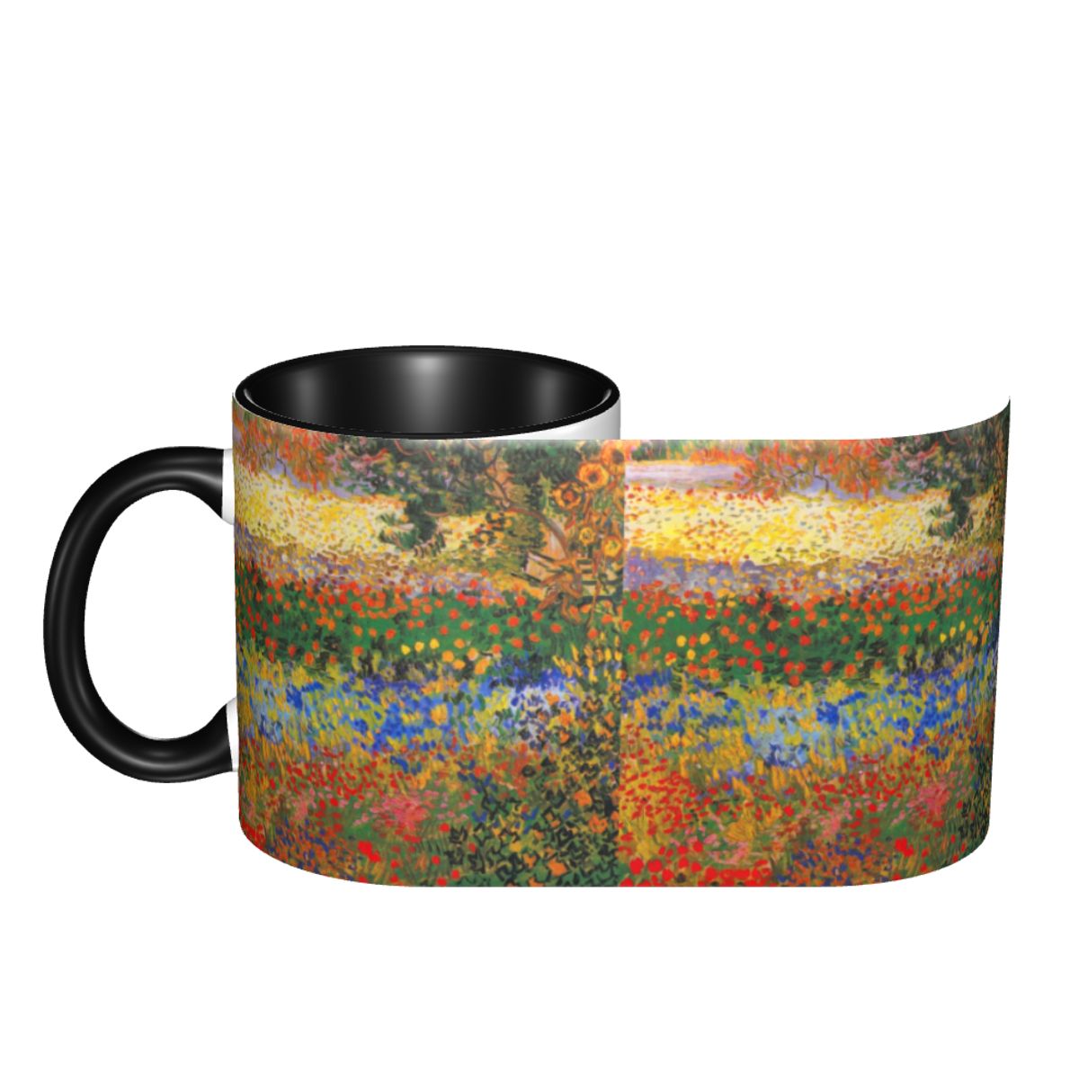 แก้วเซรามิก DIY ลายภาพวาดสวนดอ - Coffee Tea Van บทวิจารณ์และราคา