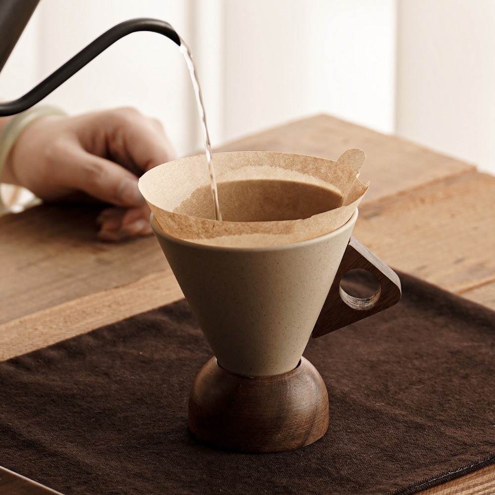 แก้วเซรามิกทรงกรวยสามเหลี่ยมแบ - Coffee Tea Essentials บทวิจารณ์และราคา