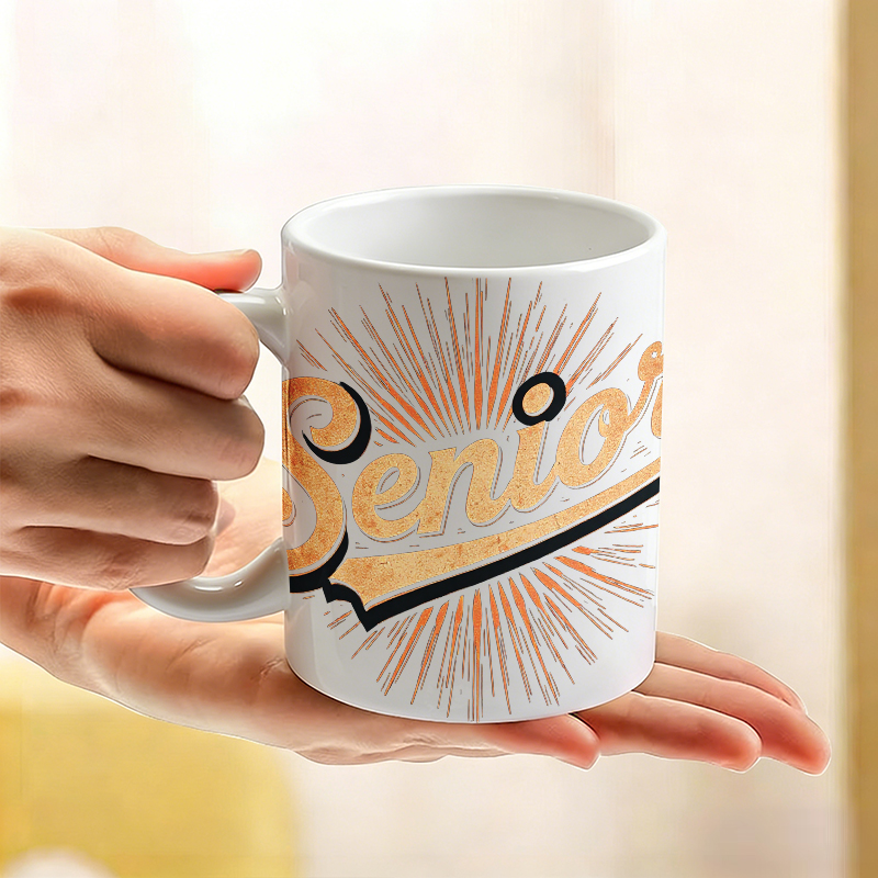 แก้วเซรามิก 'ซีเนียร์' ลายแสงแ - Coffee Tea Font บทวิจารณ์และราคา