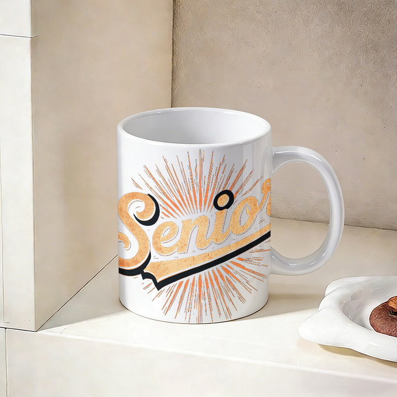 แก้วเซรามิก 'ซีเนียร์' ลายแสงแ - Coffee Tea Font บทวิจารณ์และราคา