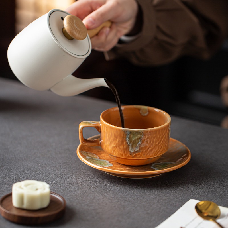 ชุดแก้วกาแฟเซรามิกทรงไม่ปกติพร - Coffee Tea Latte บทวิจารณ์และราคา