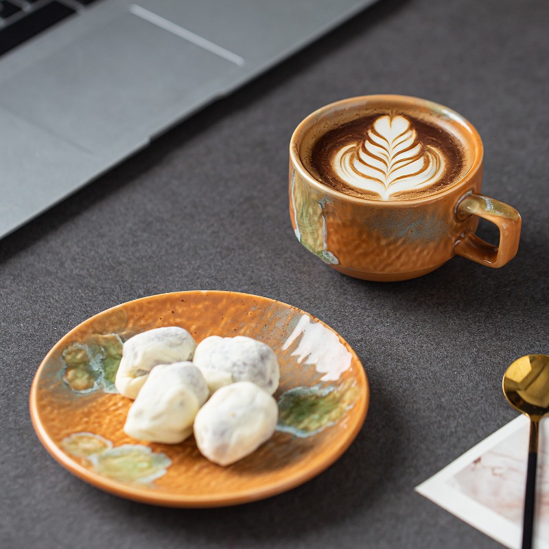 ชุดแก้วกาแฟเซรามิกทรงไม่ปกติพร - Coffee Tea Latte บทวิจารณ์และราคา